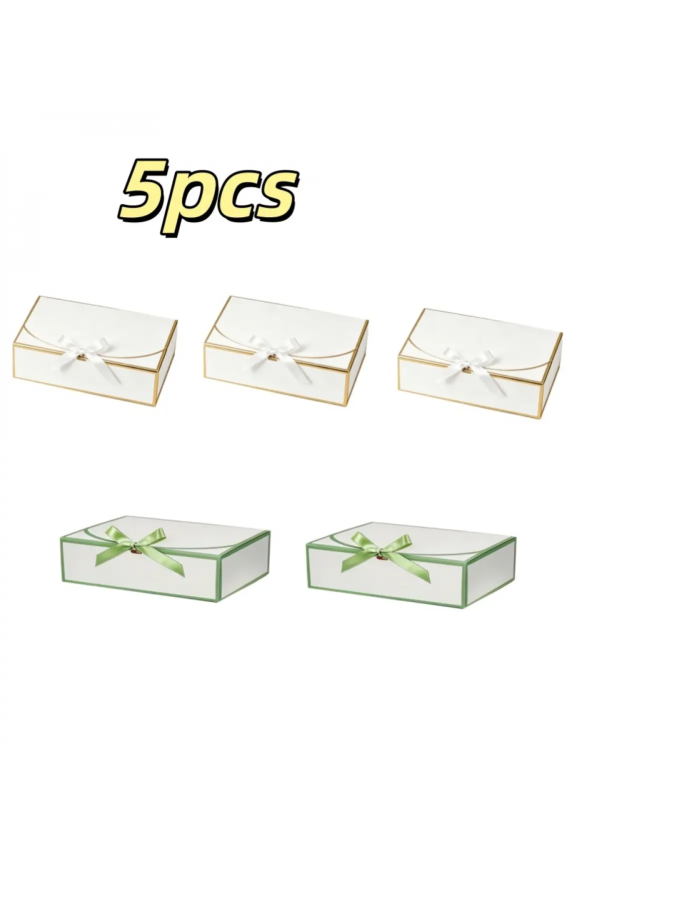 3white gold+white+2green