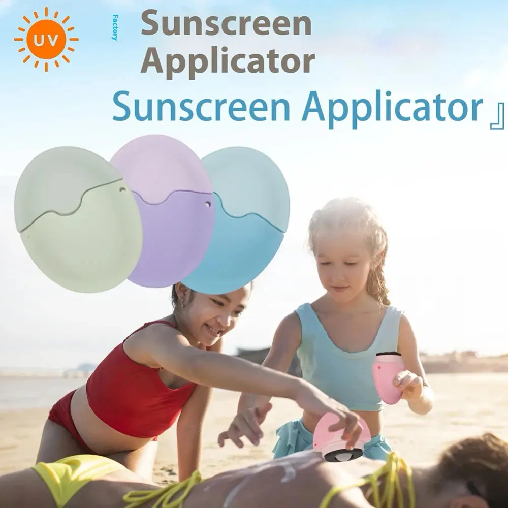 Refillable Silicone Sunscreen Roller, Mess-Free Lotion Applicator Bottle for Travel, Lightweight and Gentle for Daily Use