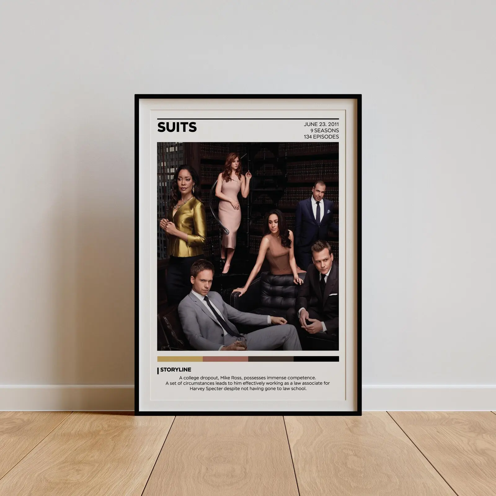 Suits TV Series Poster - High-Quality Artwork for Fans - Suits TV Show Poster - Perfect for Your Home or Office -Wall Art- Iconic Tv Series