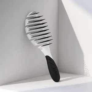 LolaVie Wet Brush Pro Flex Dry Hair Brush With Patented Flexible Bristles To Provide Gentle Detangling