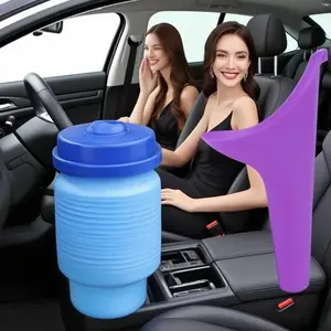 Portable Urine Funnel, 1 Set Lightweight Portable Emergency Urine Funnel for Outdoor Camping, Easy To Clean, Hygiene & Sanitation Supplies