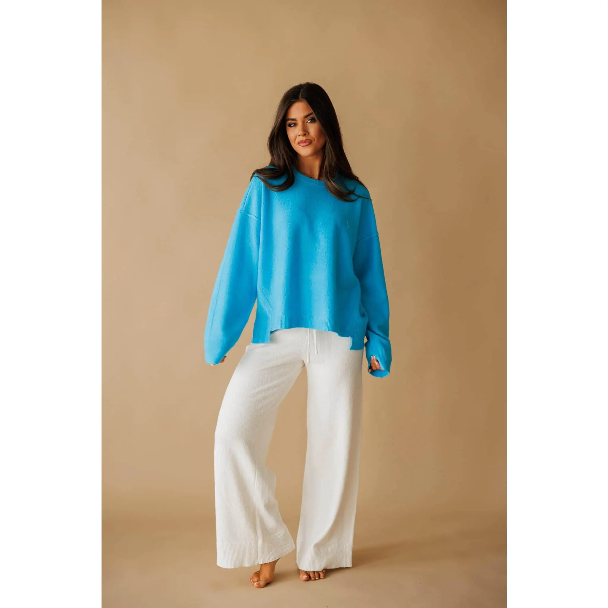 Blue Pullover Sweater