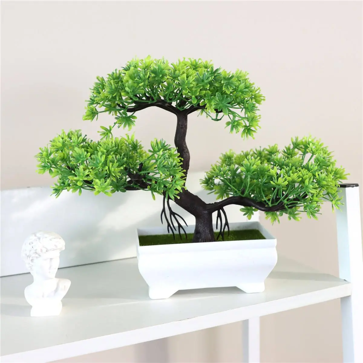 Artificial Faux Plant, 1 Count Decorative Plant Indoor Plants Decor for Home Living Room, Bedroom and Dining Room, Home Decor Supplies, Decorative Fake Plants, Decorative Desk Plant, Artificial Potted Plant