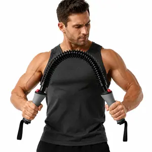 Power Twister Flex Bar, The Ultimate Upper Body Exercise Equipment for Strengthening Your Chest Workout, Shoulders,Biceps, Arms, Forearm Strengthener, Resorte para Hacer Ejercicio(110-150LBS)