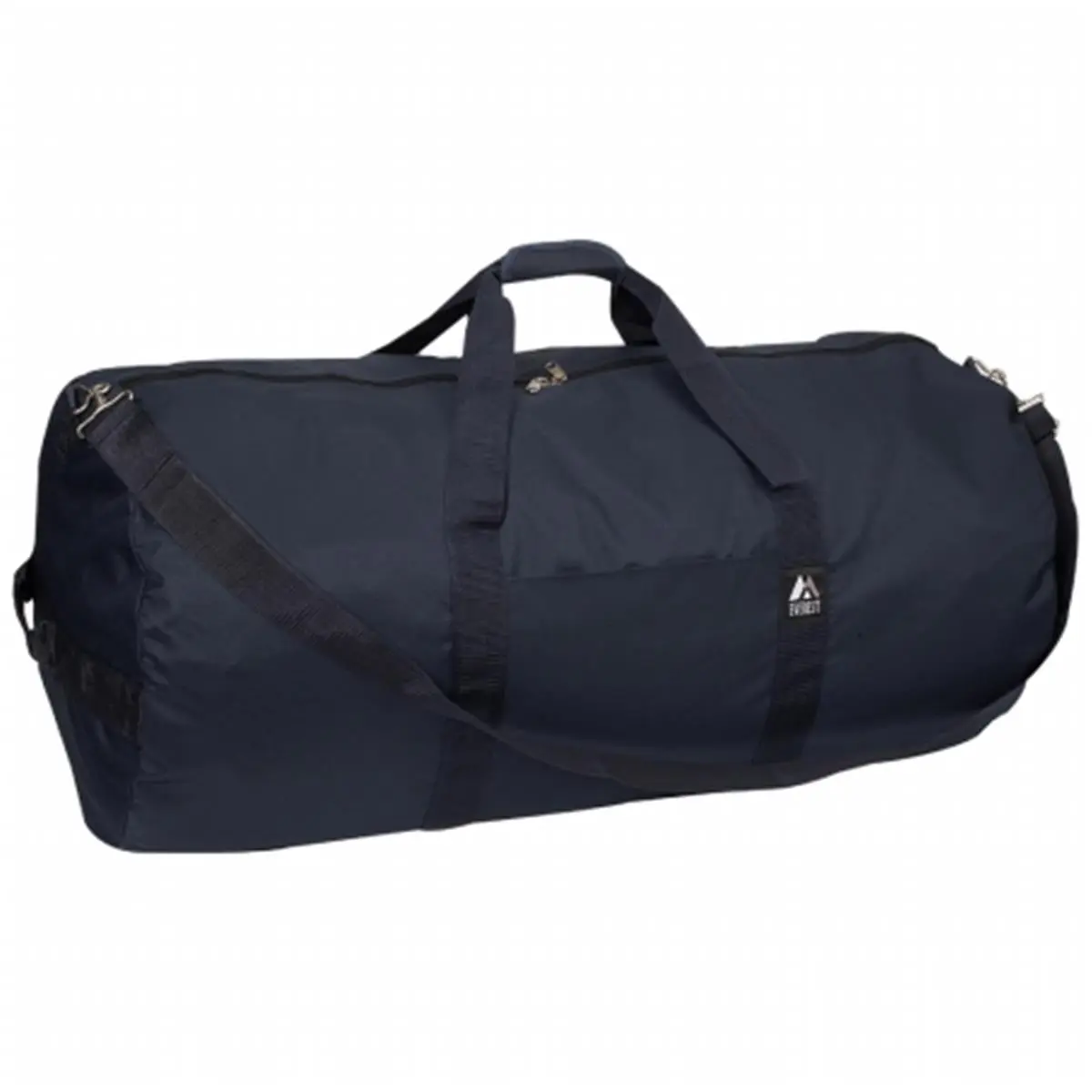 212 MAIN Everest 36 in. Basic Round Duffel Bag - Large Storage Luggage Bag with Zipper, Front Pocket, Padded Handle