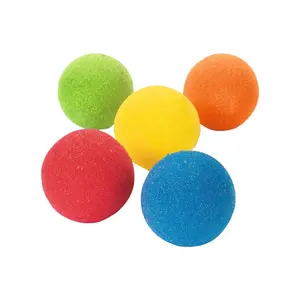 Colorful Sponge Ball Assortment - 12 Pc.