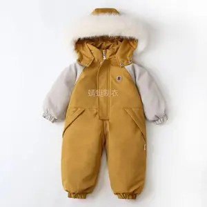 New2025 New Toddler Ski Onesie ❄️       Color-Block + Lightweight |       Winter Outdoor Wear |       0-3 Yrs |       Baby Snowsuit