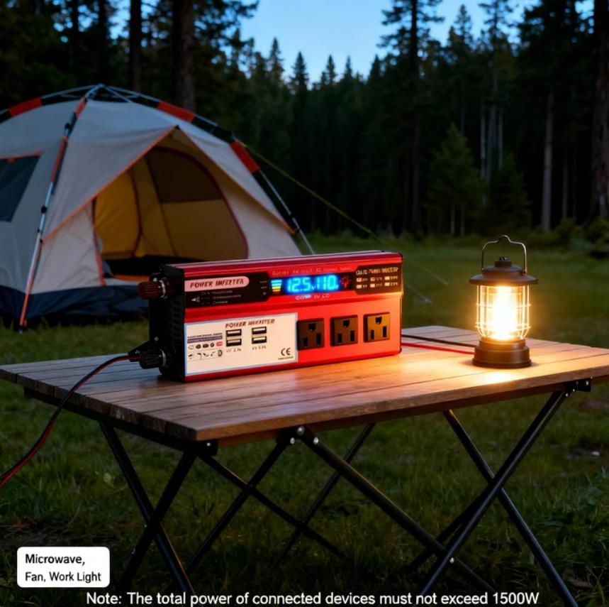 Peak Universal Car Power Inverter DC 12V to 110V AC for All Vehicles