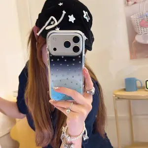 Night Ocean Stars Phone Case Casing for Apple iPhone 17 Pro Max, Creative and Fashionable Design, Protective Cover for Multiple Models, Accessories, Nighttime Ocean Stars