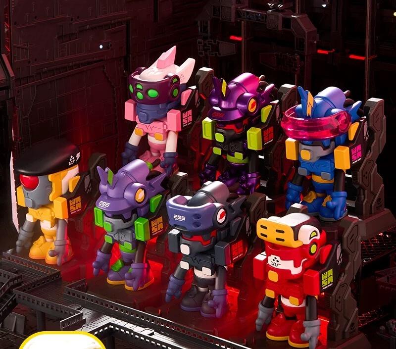 MINISO Evangelion x WASA EVA206 Collaboration Series Mystery Blind Box,Collectible Figures with Rare Hidden Version, Official Evangelion Merch for Anime Fans & Collectors,Home & Office Decor,Desk Display,Holiday Gifts (Height 5") Action Figurine