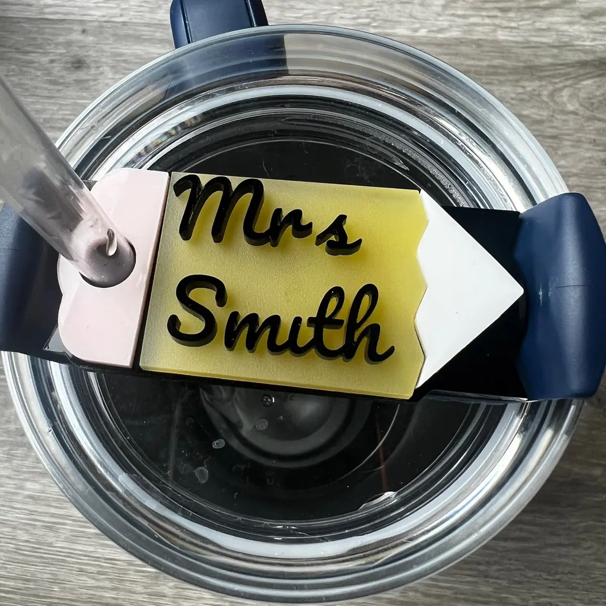 Teacher personalized Stanley topper for 40 ounce H2.0