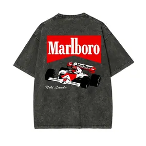 Vintage Washed T-Shirt 100% Cotton – Unisex loose-fit casual T-shirt, essential for everyday wear