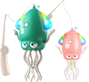 Dancing Octopus Baby Toy, 2Pcs Tummy Time Toys, Rechargeable Crawling Squid with Light/Music/Silent Mode for 3-6 6-12 12-18 36 Months Learning Walking Toddler 1st Birthday Gifts Easter Basket Stuffers