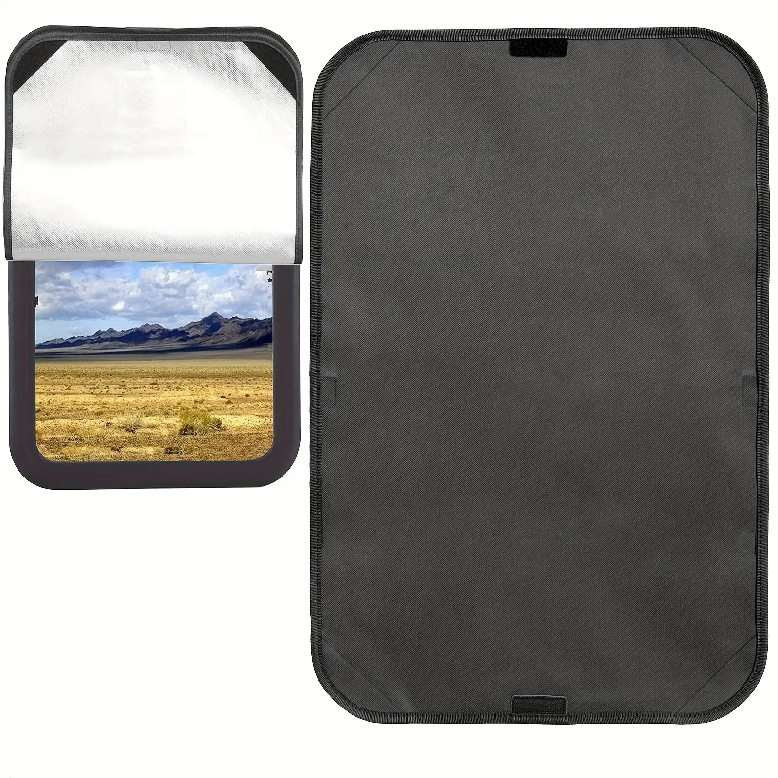 RV Door Window Shade Cover, Camper Sunshade Privacy Screen Window Cover, Travel Trailer Motorhome Sun Shade Accessories