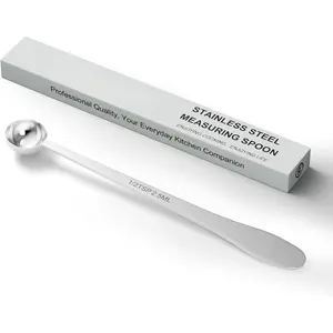 1PCS 1/2 Teaspoon(1/2tsp, 1/6tbsp, 2.5 ml) Single Measuring Spoon, Extra-long Handle Individual Measure Scoop, Stainless Steel Spoons Only Kitchen Metal Set Utensils