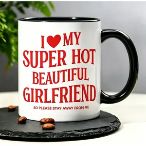 Express Your Love with A Heartwarming Reusable Ceramic Mug Gift for Your Girlfriend