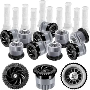 10 count Variable Arc Nozzle, Replacement Pop-up Sprinkler Heads Compatible with Hunter, RainBird, Orbit High Efficiency Pop Up Sprinklers for Garden Lawn Irrigation (17AN)