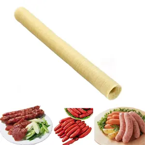 Edible Collagen Casings Dry Pig Sausage Casing Tube for Sausage Maker Machine, 14m 28mm