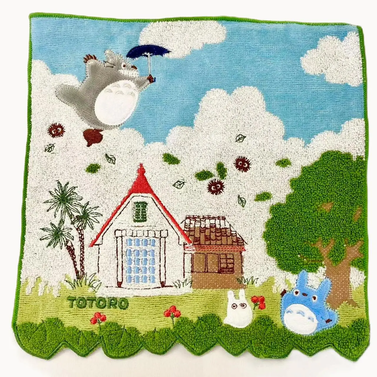 10"X10" Super Detailed Small Cotton Embroidered Hand Towel Coaster Wash Cloth