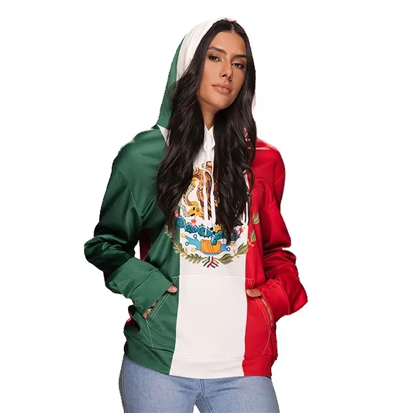 Wearva Brand Mexico Flag Hoodie