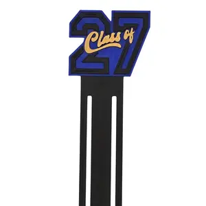 Class of 2027 Customizable Graduation Gift Bookmark - Personalized School Year Keepsake with Color Options for Seniors