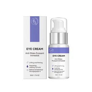 Retinol Moisturizing Eye Cream, Roller Ball Design Firming Eye Serum, Panthenol Pentapeptide-4 Brightening Remove Dullness Hydrate Eye Area Skin Care