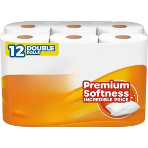 ComfortPlus 1-Ply Septic-Safe Toilet Tissue – 12 Double Rolls (231 Sheets per Roll)