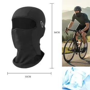 Summer Cooling Balaclava, UV Protection Breathable Mesh Neck Gaiter for Cycling & Motorcycling