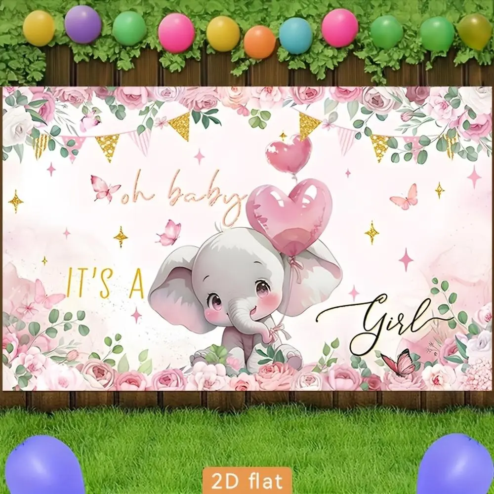 1pc Reusable Polyester 2D Flat Banner - Multicolor Wall Hanging Backdrop with Unique Designs, Party Decoration Supplies for Birthday, Graduation