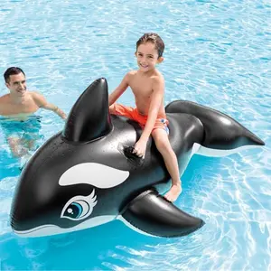1PCAdult Water Shark Float, Extra Large Sit-On Water Float, Perfect for Water Photos, Essential Summer Water Activity Gear