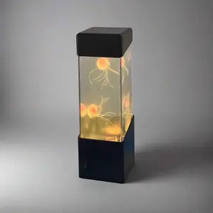 LED Jellyfish Lamp + Plug In Only + Black