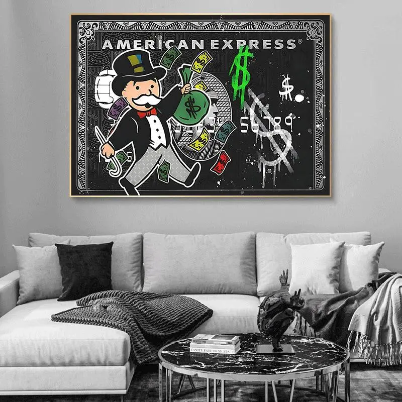 Alec Monopoly Express Posters Vintage Graffiti Wall Art Picture No Frame
