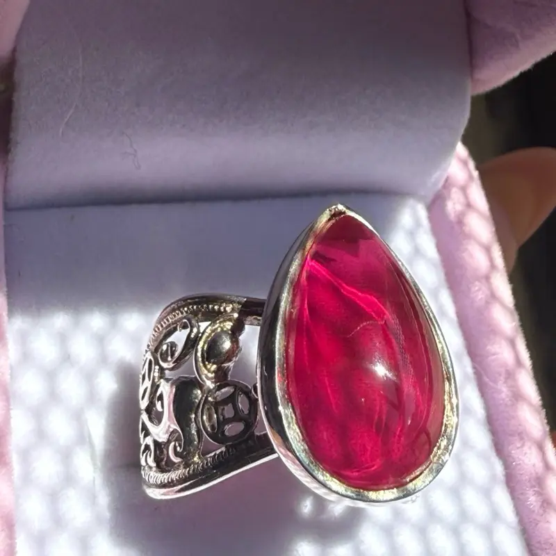 Lab Ruby Cabochon for Jewelry Making and Collectors