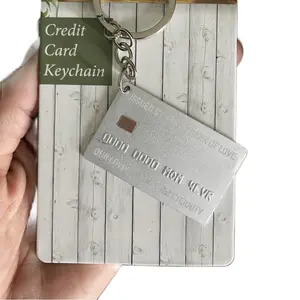 Credit card keychain