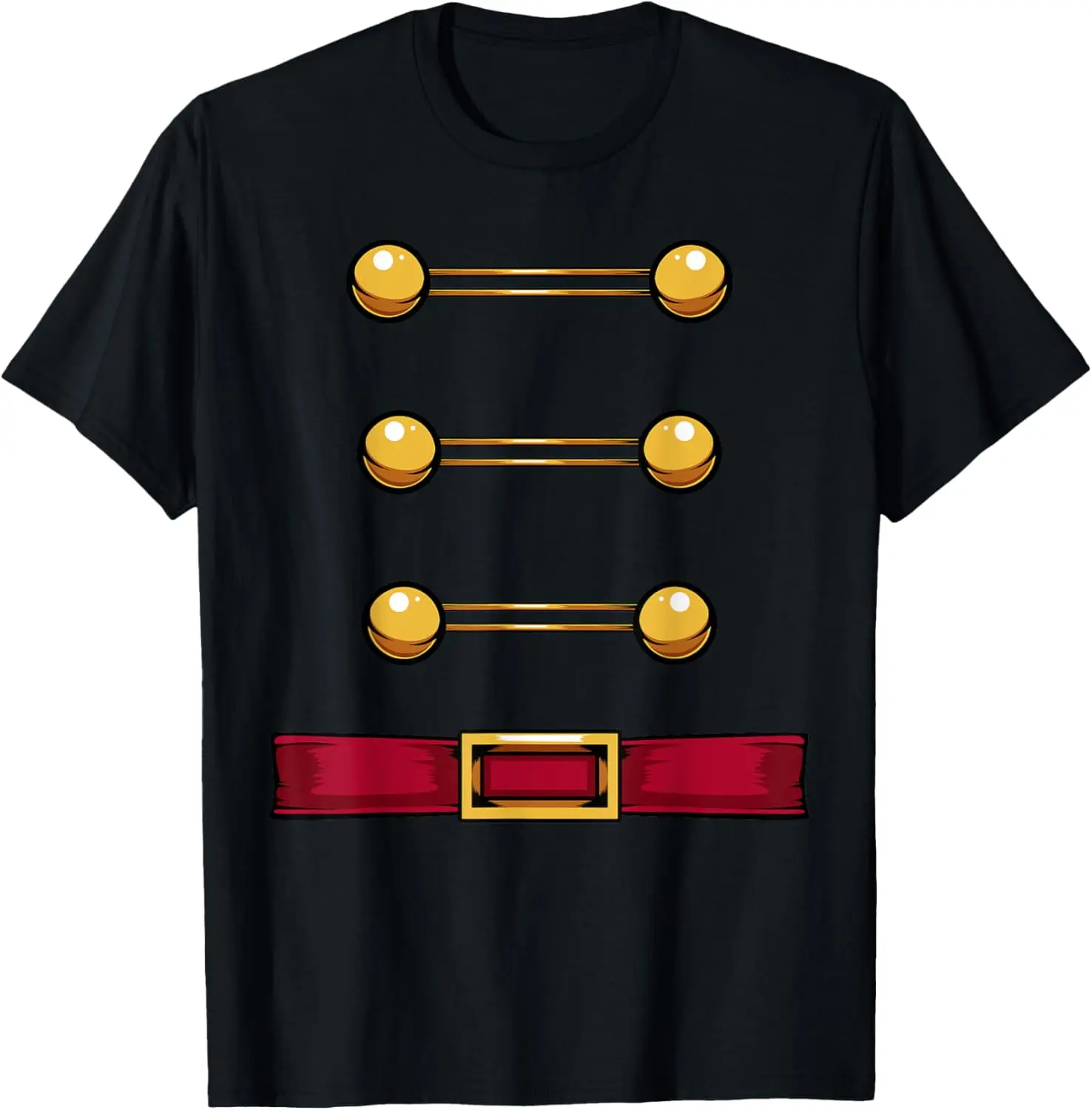 100% Cotton Nutcracker Uniform Soldier Christmas Nut Winter Santa T-Shirt