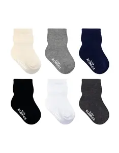 Boys Essentials 6-Pack Baby Socks
