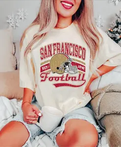 San Francisco Football Shirt, Vintage Style Football T shirt, San Francisco Fan Gift Tee