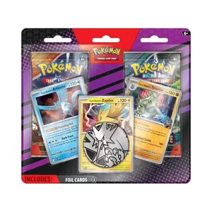 Pokémon TCG: 2 Pack Blister (Articuno, Zapdos, Tyranitar) 3 Tab