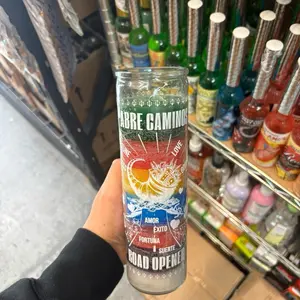 Veladora/Candle Abre Caminos Plain 7 COLORES