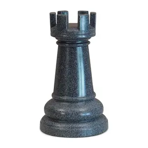 MegaChess 14 Inch Dark Gray Perfect Rook Giant Chess Piece