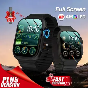 Fadaigi-H16 ultra Multi-functional Smart Watch,Advanced Outdoor Fitness Smartwatch, 2.02" AMOLED Display, IP67 Water Resistance, Multi-Sport Modes Wristwatch, Daily Heart Rate & Sleep Monitor Best budget smart watch Cheap smart watch usasho