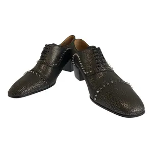 Pre-owned christian louboutin Calfskin Small Leather Goods Eton Leather Dress Shoes