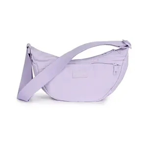 JanSport Unphased Soft Nylon Crossbody Bag - Pastel Lilac