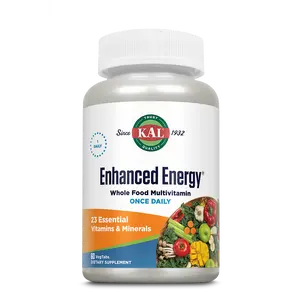 Enhanced Energy® Once Daily Whole Food Multivitamin VegCaps Springtok Healthcare Springtok Healthcare Natural Fitness Supplement Dietary Edible Optimum