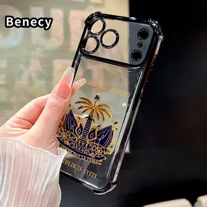 Haiti's Symbolic Emblem Pattern Phone Case for iPhone 17 Pro Max 16 15 Plus Air 14 13 12 11 E Four Corners Air Cushion Anti-drop Silicone Shockproof Cellphone Cover