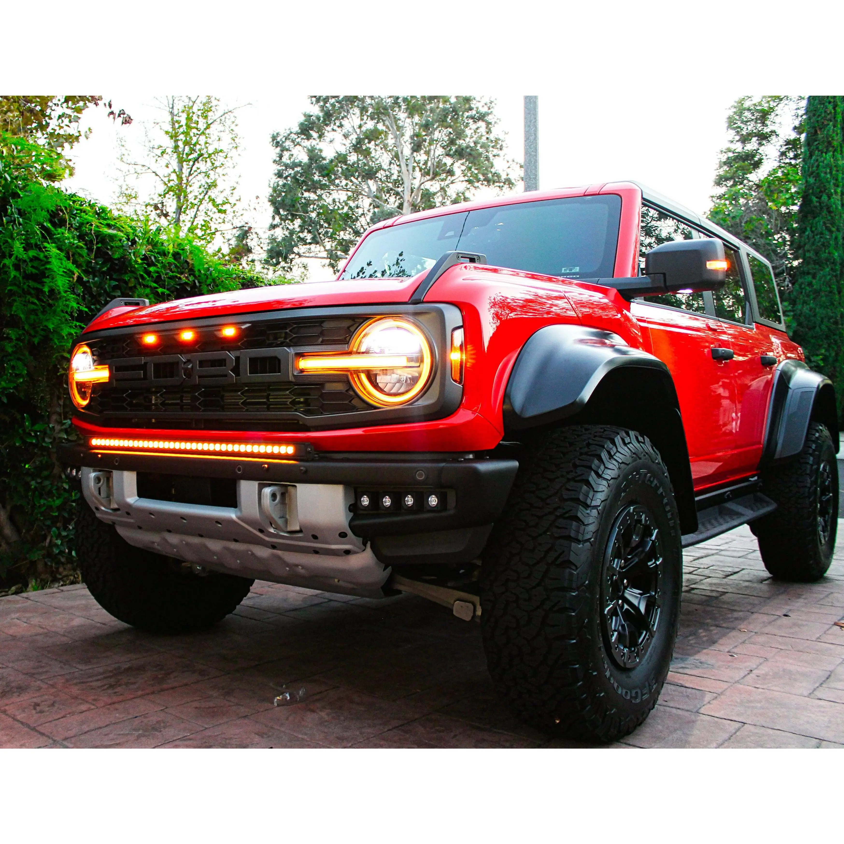 M&R Automotive 2022+ Ford Bronco Raptor 40in Bumper Light Bar - Slim