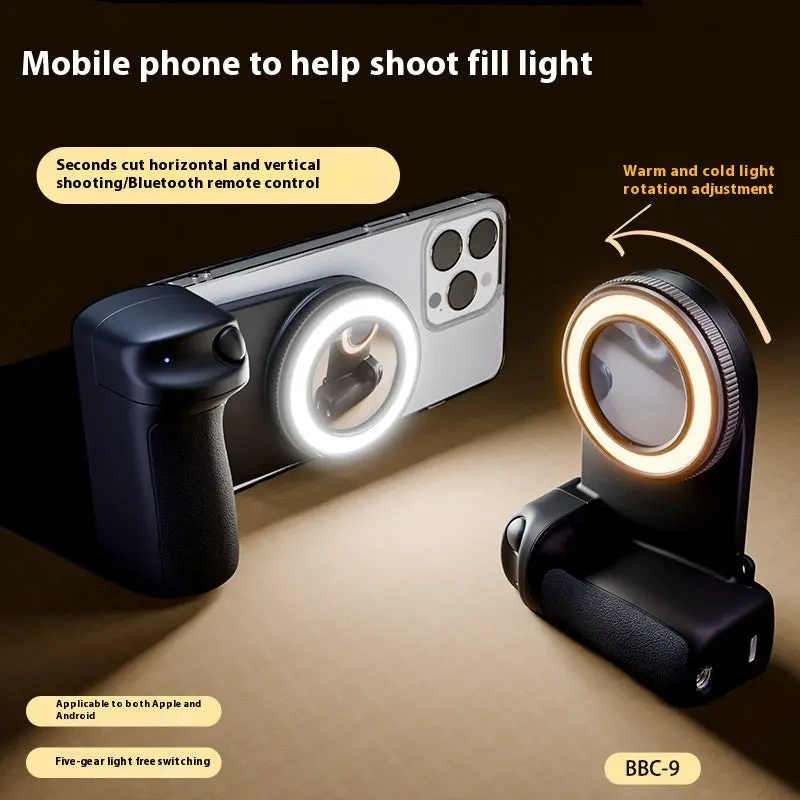Sixmilude Mobile Phone Bluetooth Camera Aid Portable Fill Light