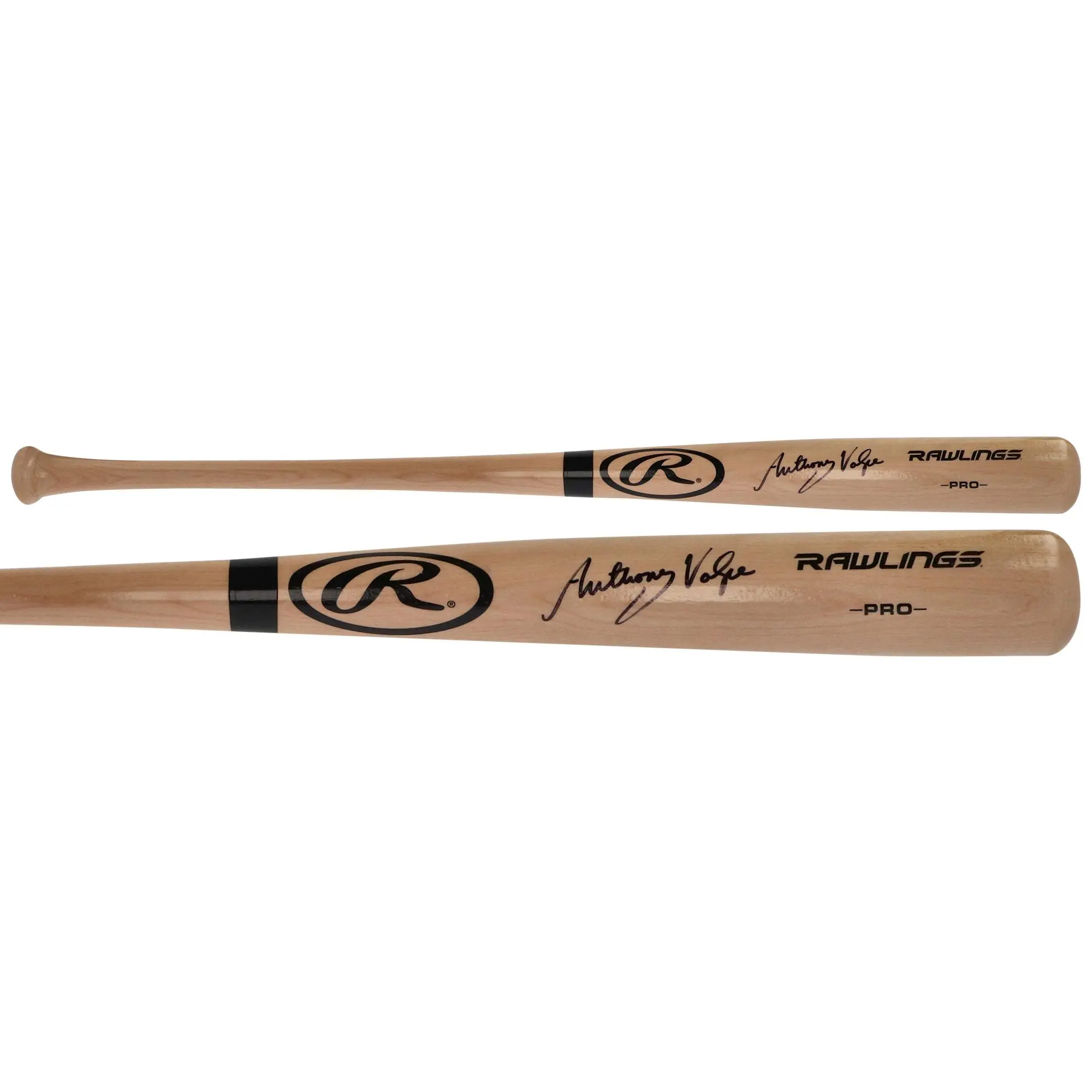 Anthony Volpe New York Yankees Autographed Blonde Rawlings Pro Bat - Fanatics Authentic Certified