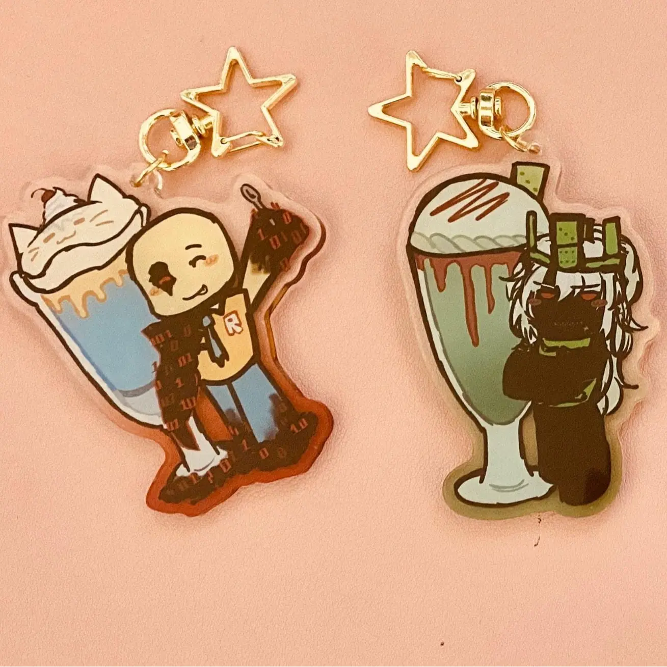 ROBLOX FORSAKEN Keychains – Translucent Gamer Acrylic Charms