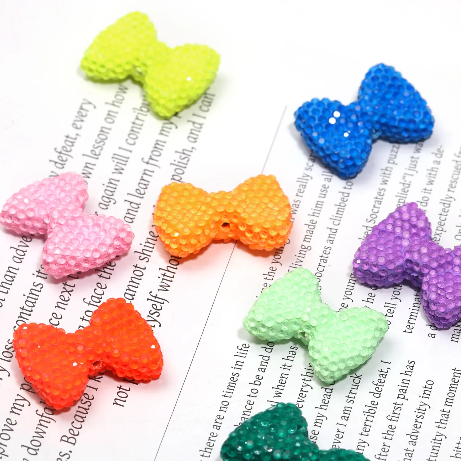 【B57】 Handmade DIY (and other things) beaded material polymer clay drill ball round white drill ball straight hole